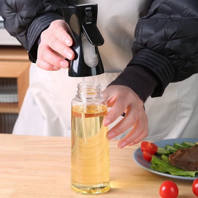 Camping Cooking Oil Bottle - 250ml Oil Spray Bottle Kitchen Cooking