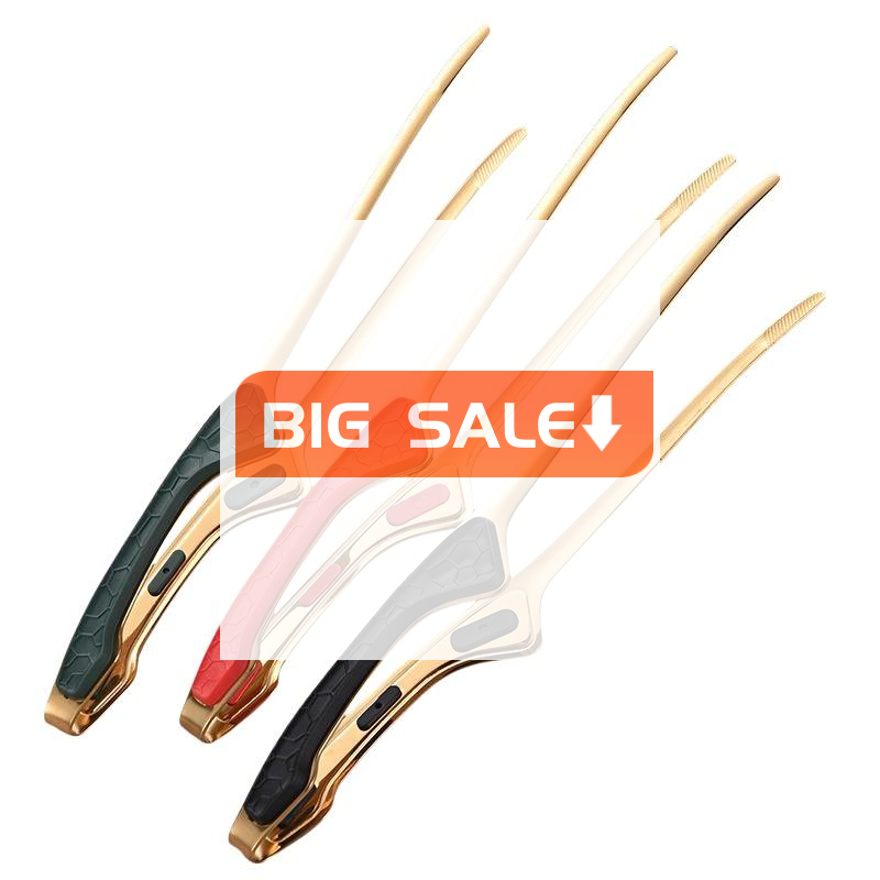 Camping Cooking Easy - Stainless Steel BBQ Tongs Non Slip