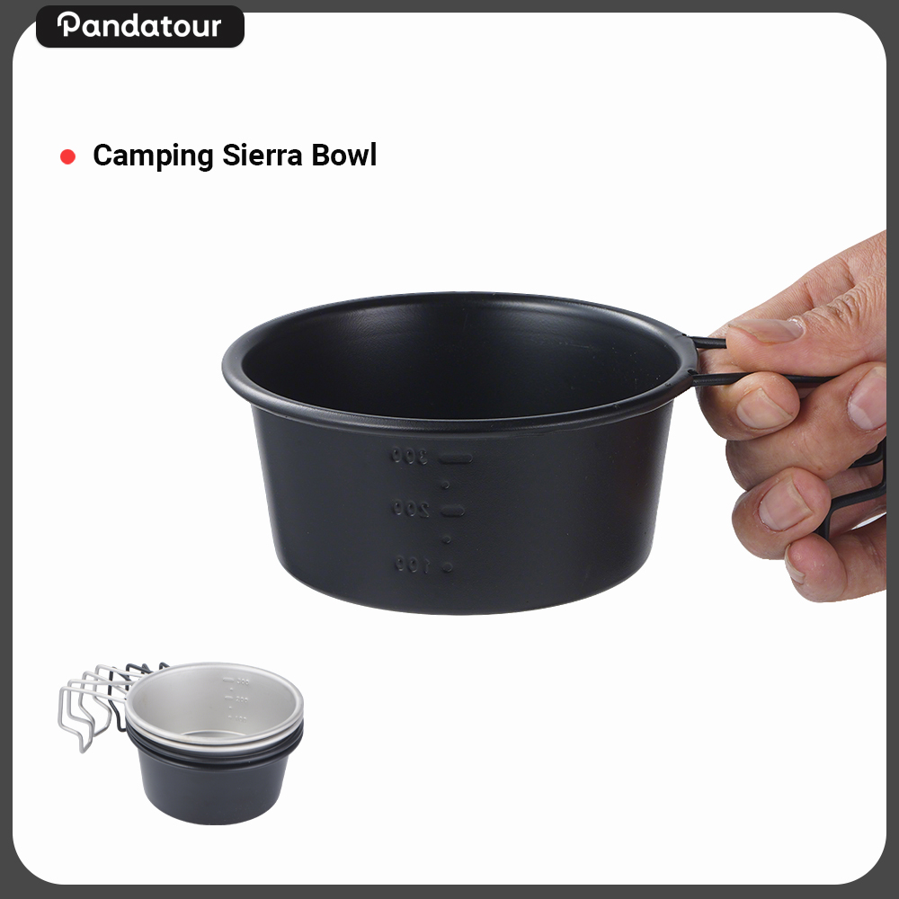 Camping Cooking Cup - Pandatour Outdoor Camping Sierra Bowl With