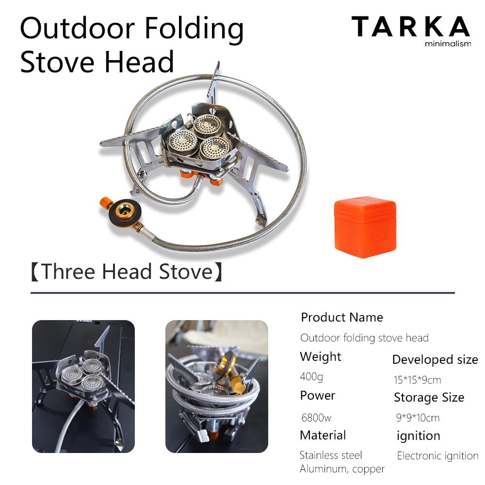 Camping Cooking Heater - TARKA Camping Gas Stove 5800w 3