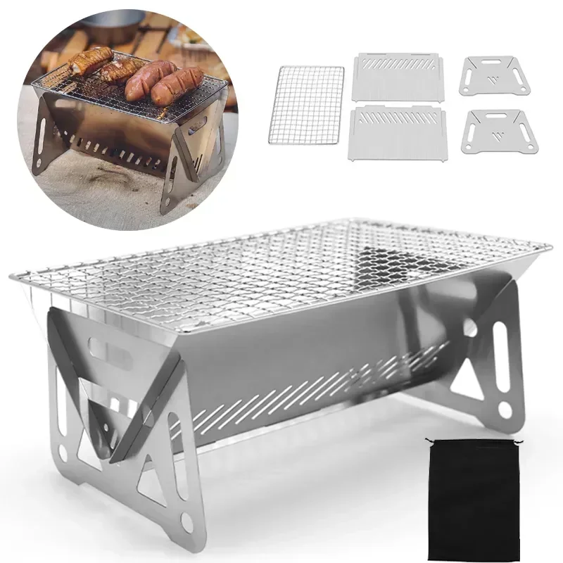 Camping Cooking Oil - Portable Folding Barbecue Grill Heating Stoves