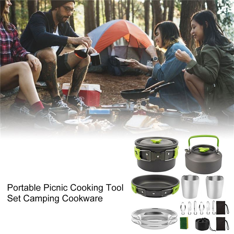 【BUYERS】Camping Cookware Porta - đánh giá và giá Camping Outdoor Cooking Equipment