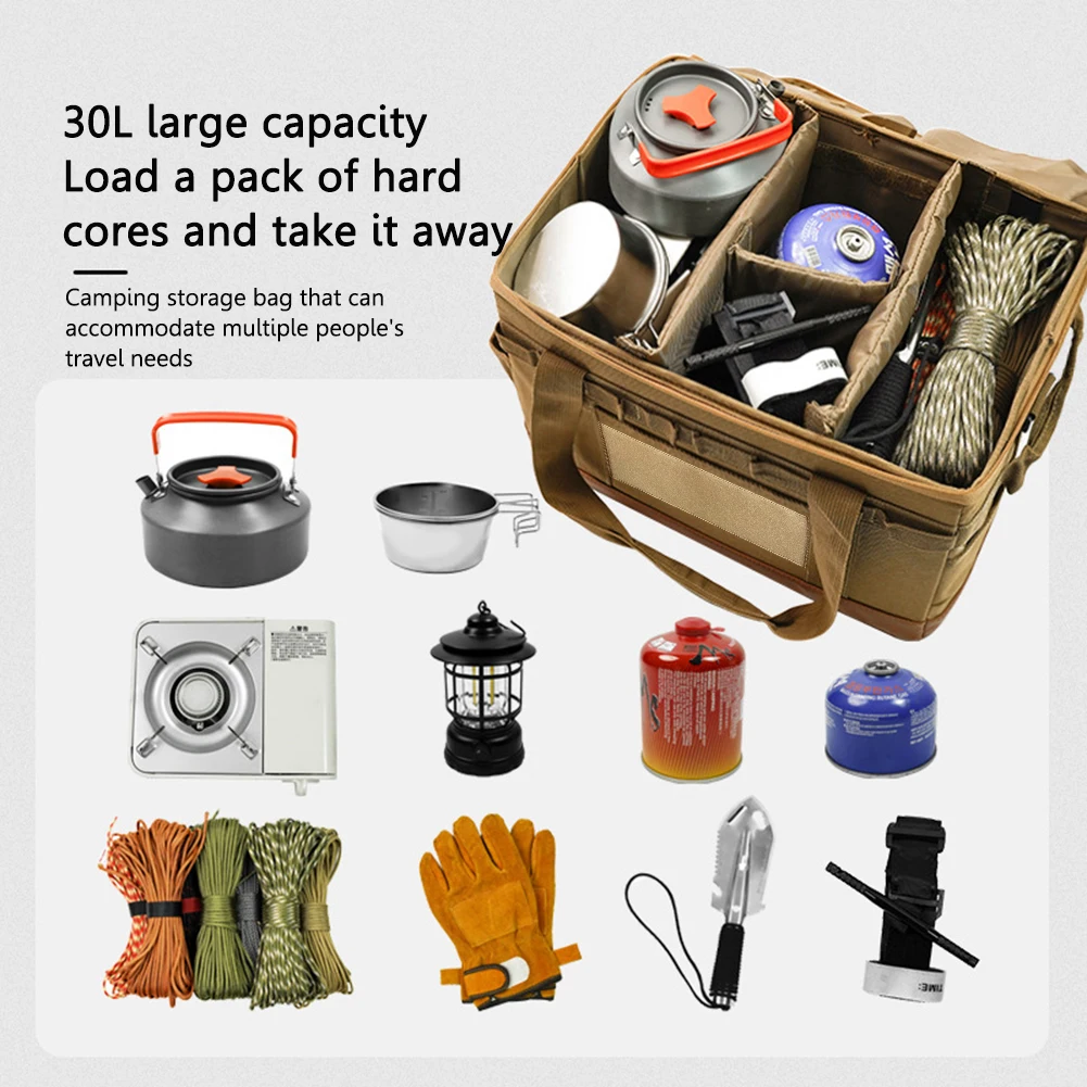 30L Camping Storage Case Campi - đánh giá và giá Camping Cooking Equipment Bag