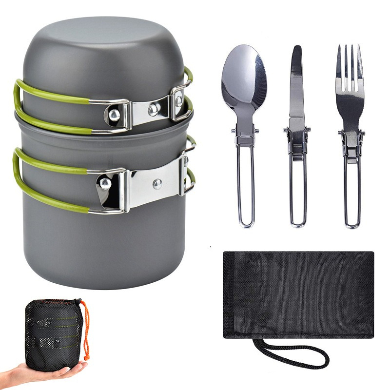 Outdoor Portable Camping Cookw - đánh giá và giá Camping Cooking Easy