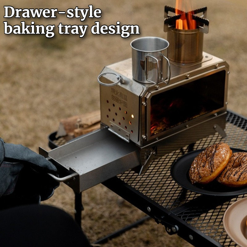Stainless Steel Square Firewoo - đánh giá và giá Cooking Outdoor Camping