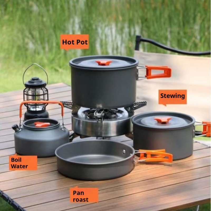 Portable Large Capacity Pot Co - đánh giá và giá Camping Cooking Easy