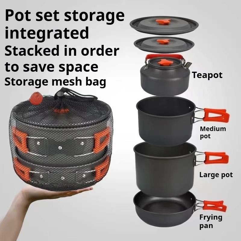 Portable Large Capacity Pot Co - đánh giá và giá Camping Cooking Easy