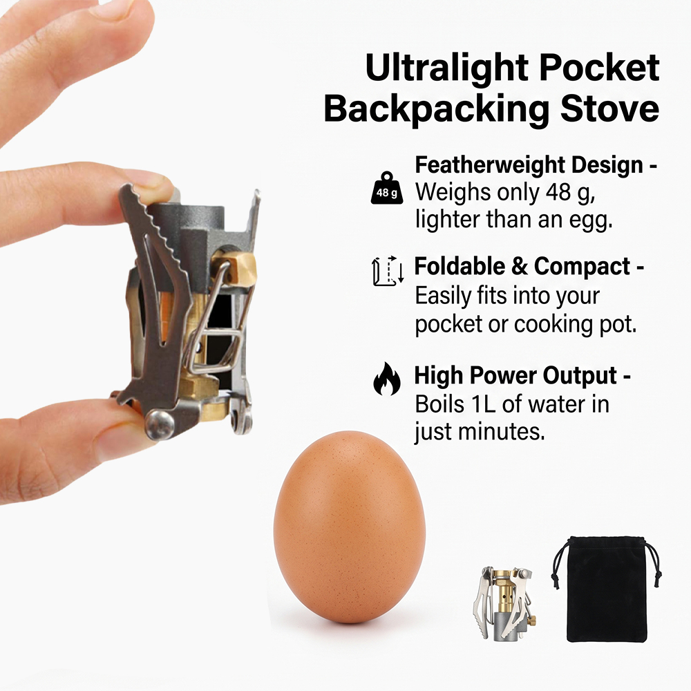 Pandatour Outdoor Ultralight 4 - đánh giá và giá Camping Cooking Heater