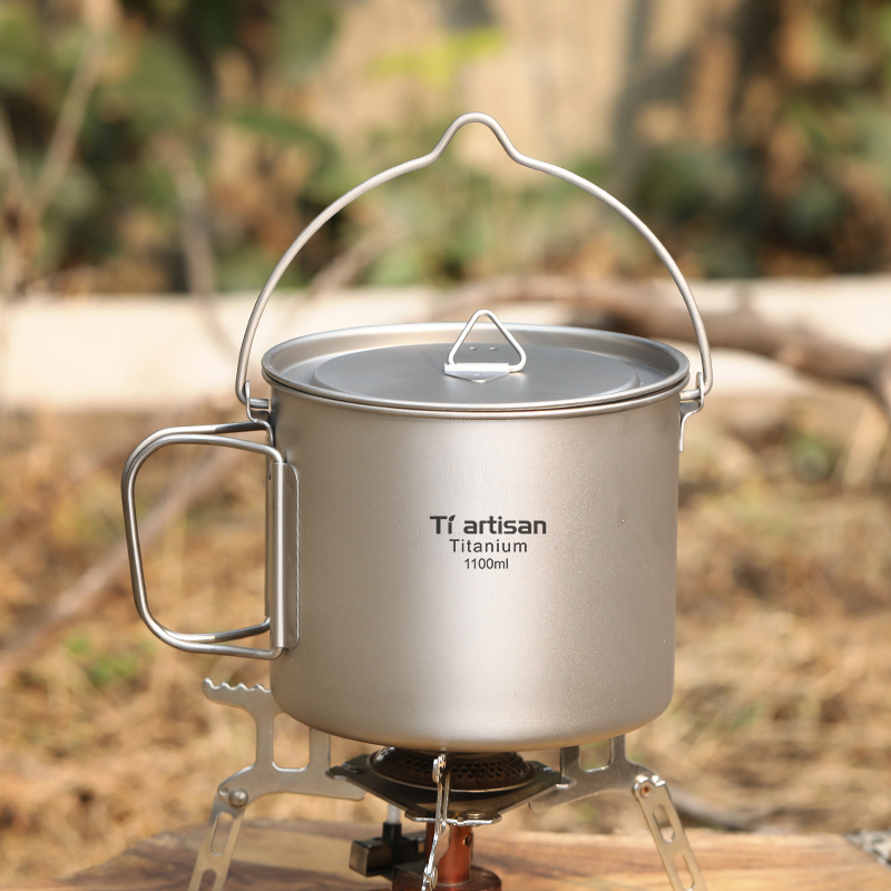 Tiartisan Titanium 1.1L Campin - đánh giá và giá Camping Cooking Cup