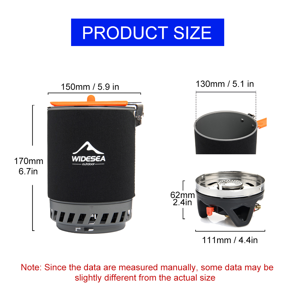 Widesea Camping Cooking System - đánh giá và giá Camping Outdoor Cooking Equipment