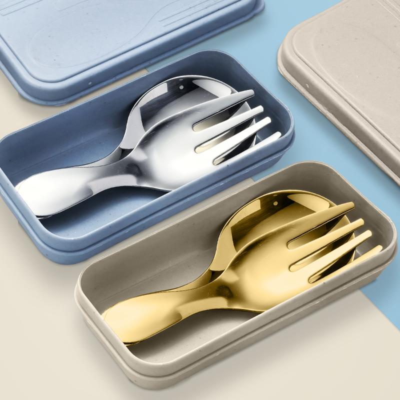 Stainless Steel Portable Spoon - đánh giá và giá Camping Cooking And Eating Set
