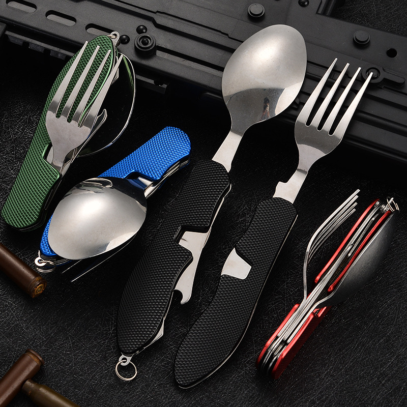 4 in1 Foldable Camping Utensil - đánh giá và giá Camping Cooking Cup