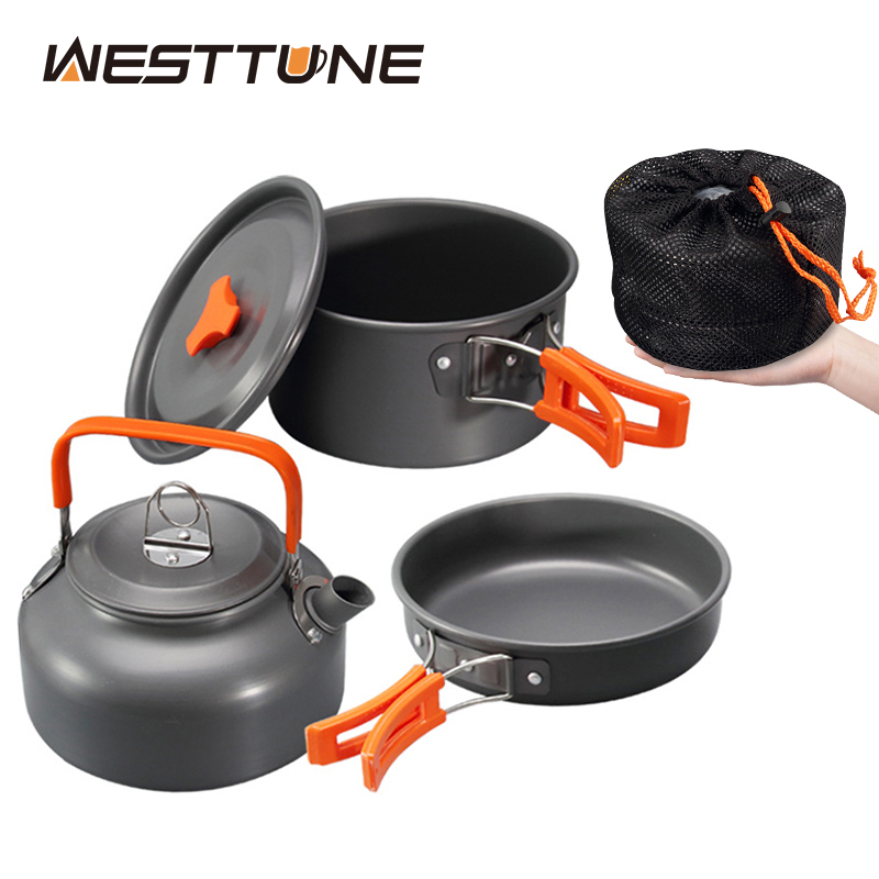 WESTTUNE Camping Cookware Kit  - đánh giá và giá Camping Outdoor Cooking Equipment