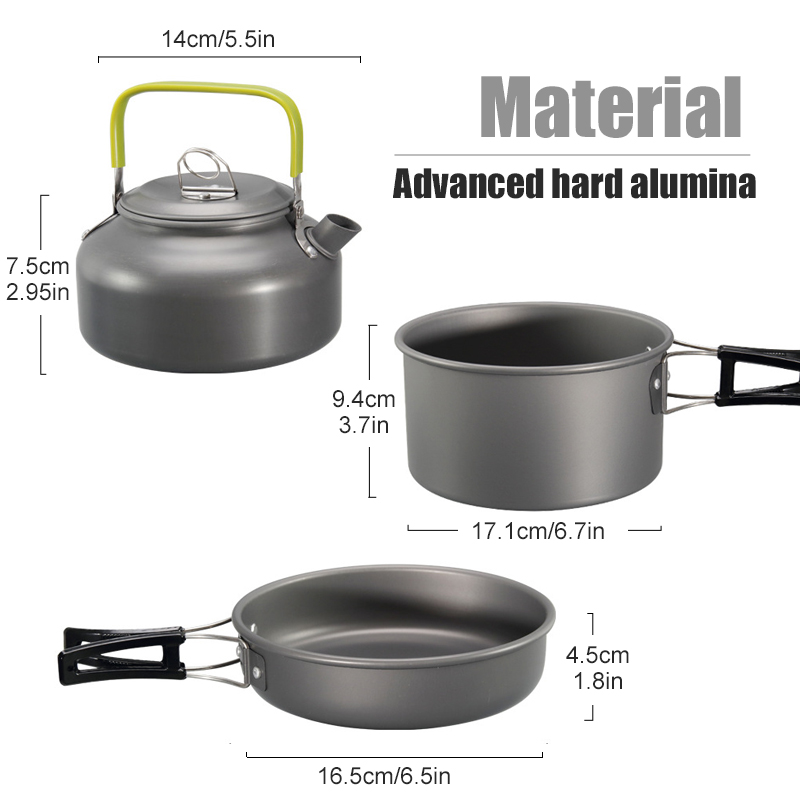 WESTTUNE Camping Cookware Kit  - đánh giá và giá Camping Outdoor Cooking Equipment