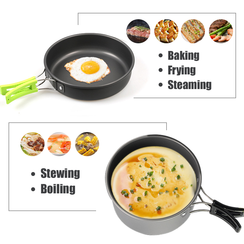 WESTTUNE Camping Cookware Kit  - đánh giá và giá Camping Outdoor Cooking Equipment