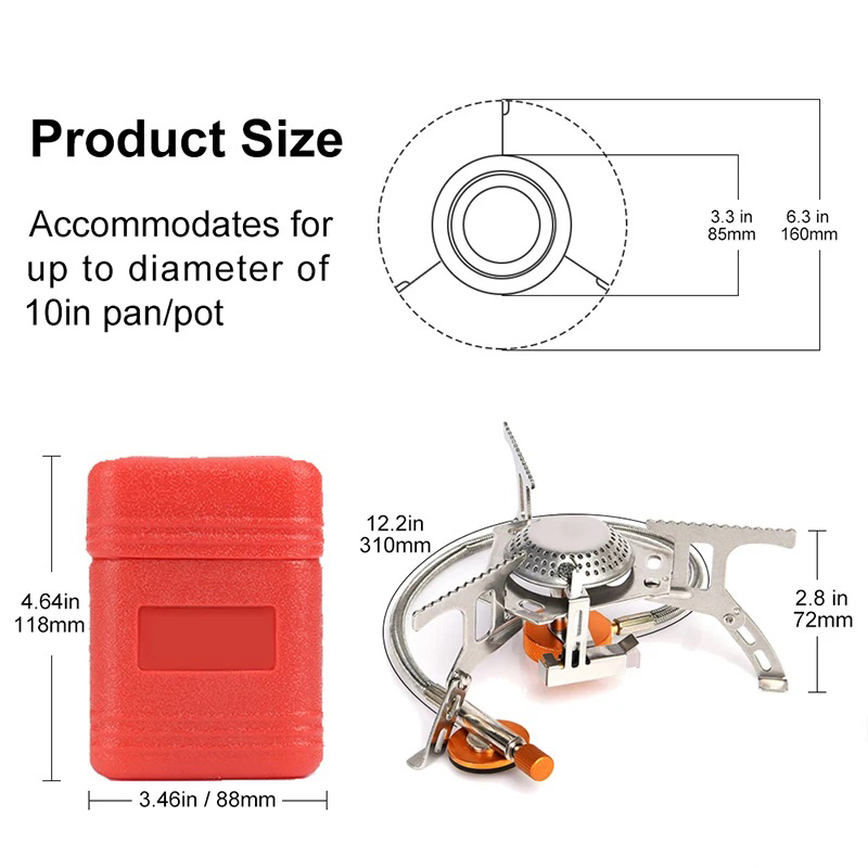 Camping Gas Stove Portable Fol - đánh giá và giá Camping Cooking Equipment Bag
