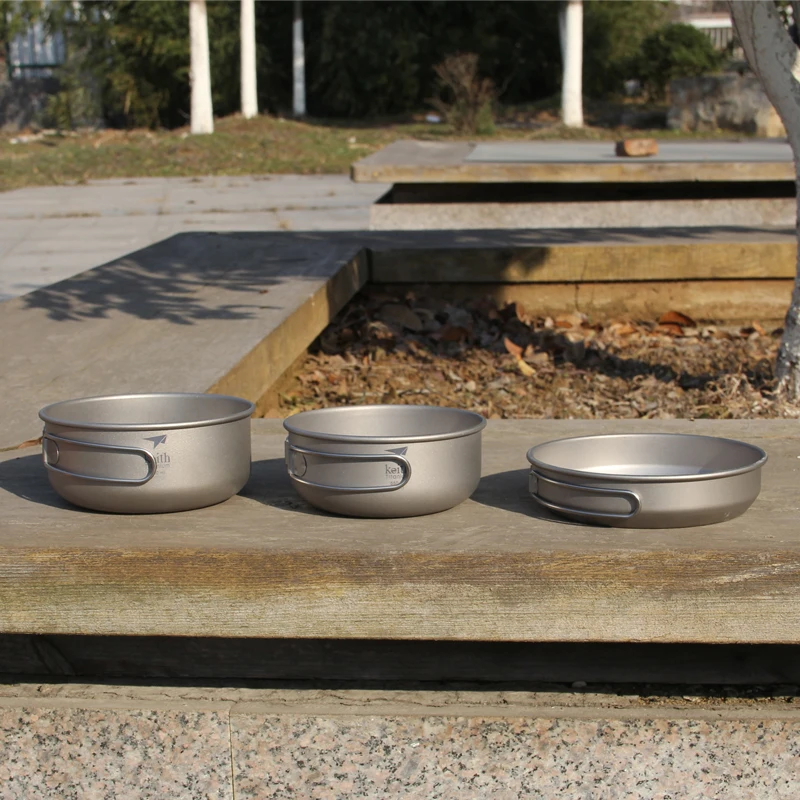 Keith 3PCS Titanium Cookware P - đánh giá và giá Camping Outdoor Cooking Equipment