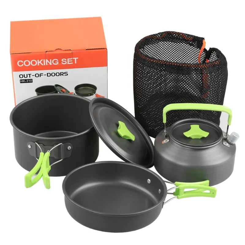 Camping Cooking Set, Outdoor K - đánh giá và giá Camping Cooking Equipment Bag