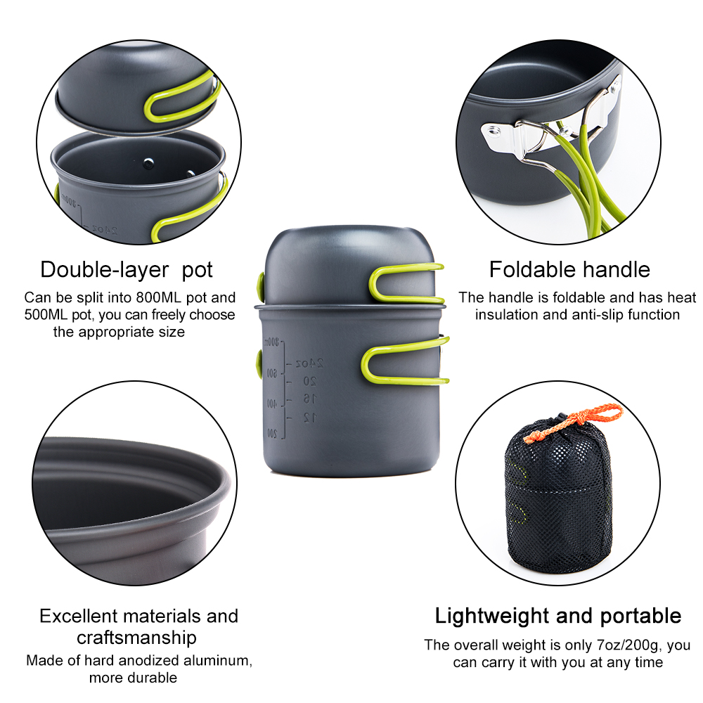 Widesea Ultralight Camping Coo - đánh giá và giá Camping Cooking Equipment Bag