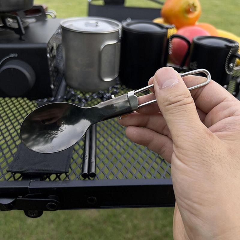 Foldable Spoon Chopsticks Trav - đánh giá và giá Camping Cooking And Eating Set