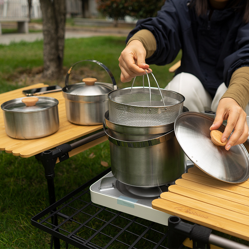NOBANA Newest Outdoor Stainles - đánh giá và giá Camping Cooking Cup