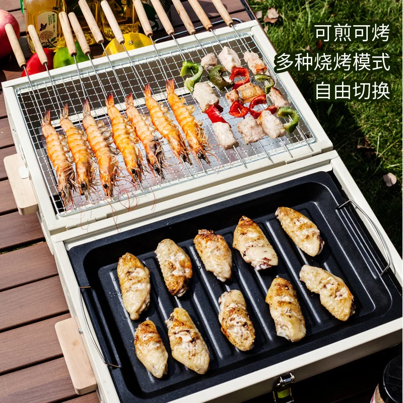 Barbecue Oven Household Grill  - đánh giá và giá Camping Cooking Heater