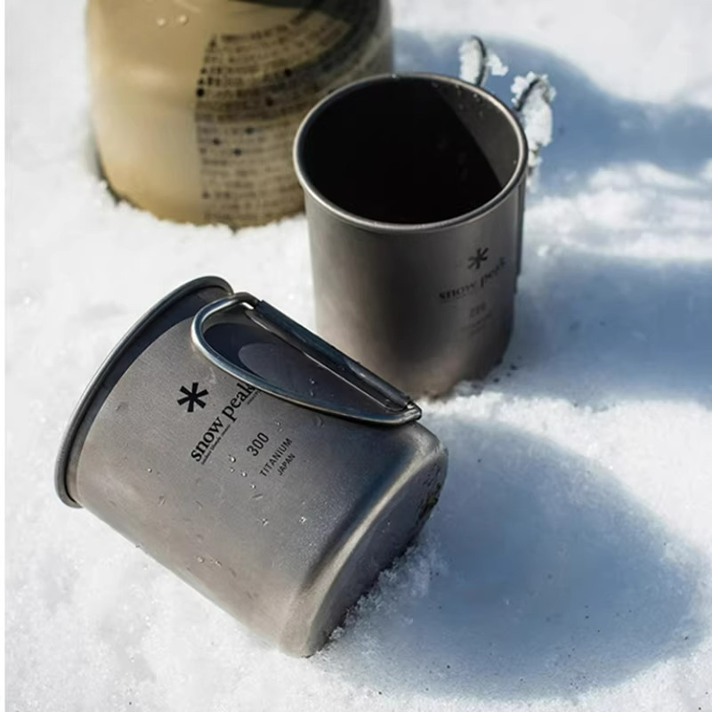 snow peak Titanium Cup Foldabl - đánh giá và giá Camping Cooking Cup