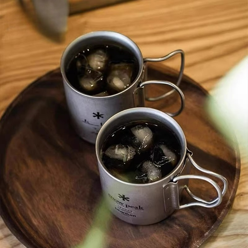 snow peak Titanium Cup Foldabl - đánh giá và giá Camping Cooking Cup
