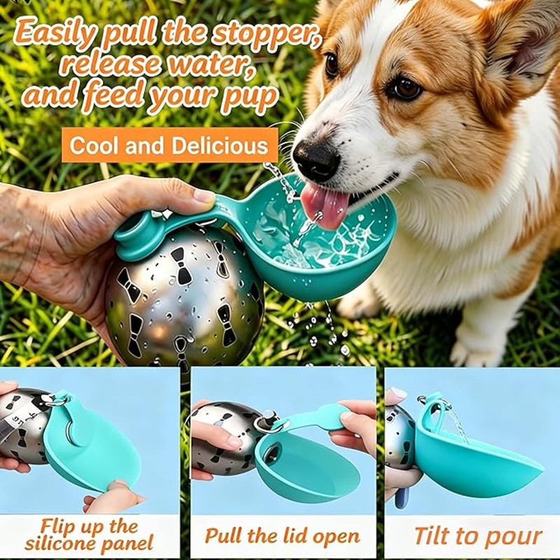 Portable Dog Water Bottle Stai - đánh giá và giá Camping Cooking Bowl