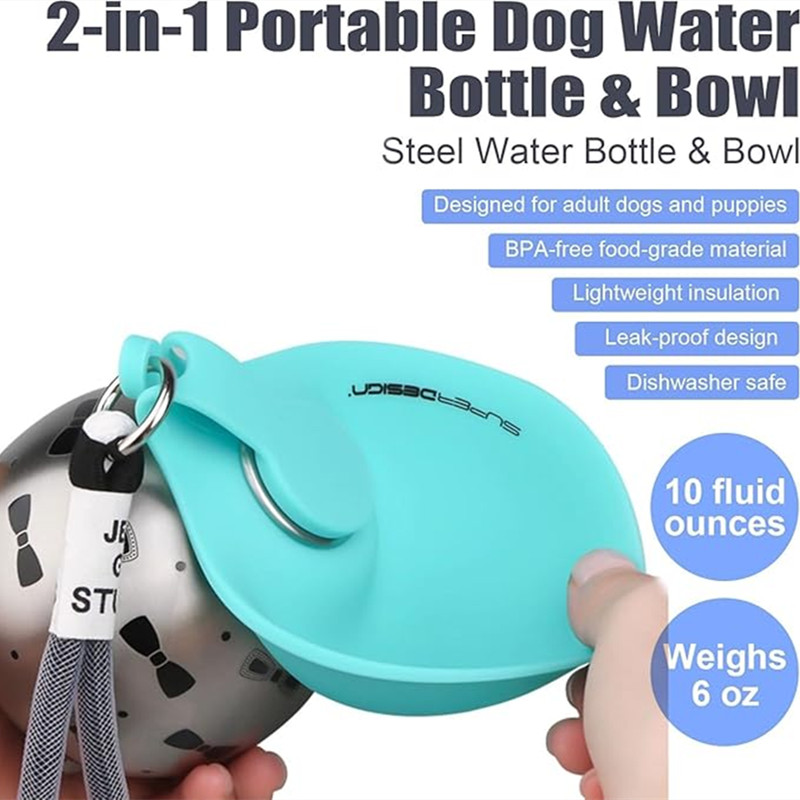 Portable Dog Water Bottle Stai - đánh giá và giá Camping Cooking Bowl