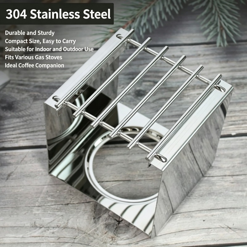 Stainless Steel Square Coffee  - đánh giá và giá Camping Outdoor Cooking Equipment