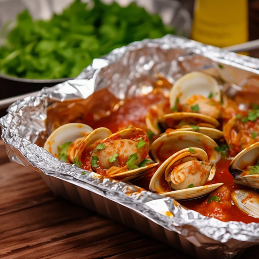 1 Pack Food Grade Disposable T - đánh giá và giá Aluminum Foil Heavy Duty