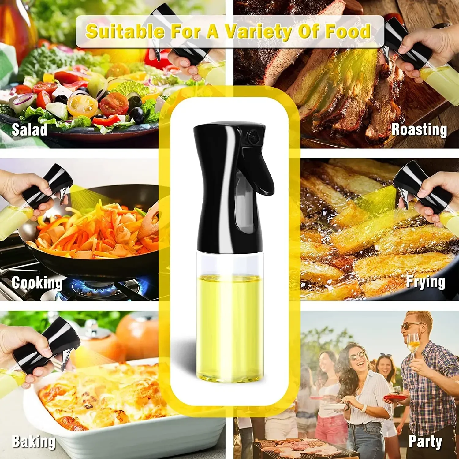 500ml Plastic Oil Spray Bottle - đánh giá và giá Camping Cooking Oil Bottle