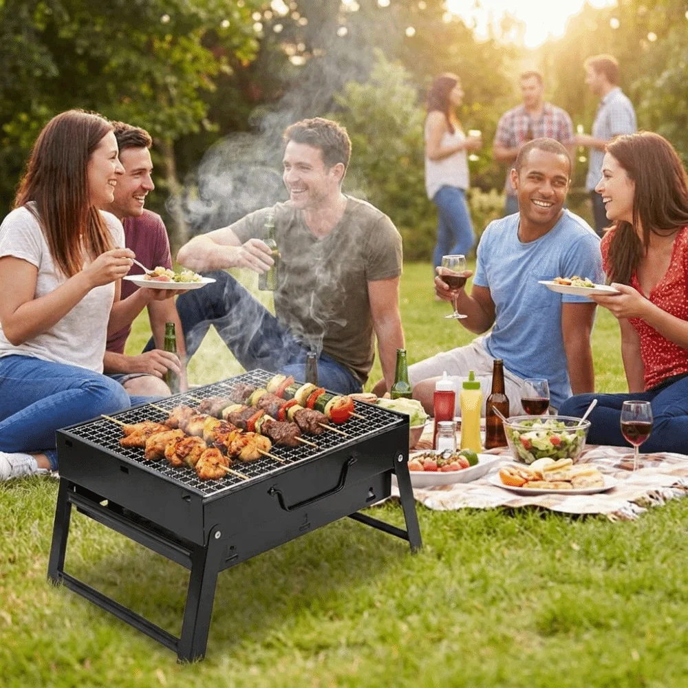 Portable Thickened BBQ Stove S - đánh giá và giá Camping Cooking Easy