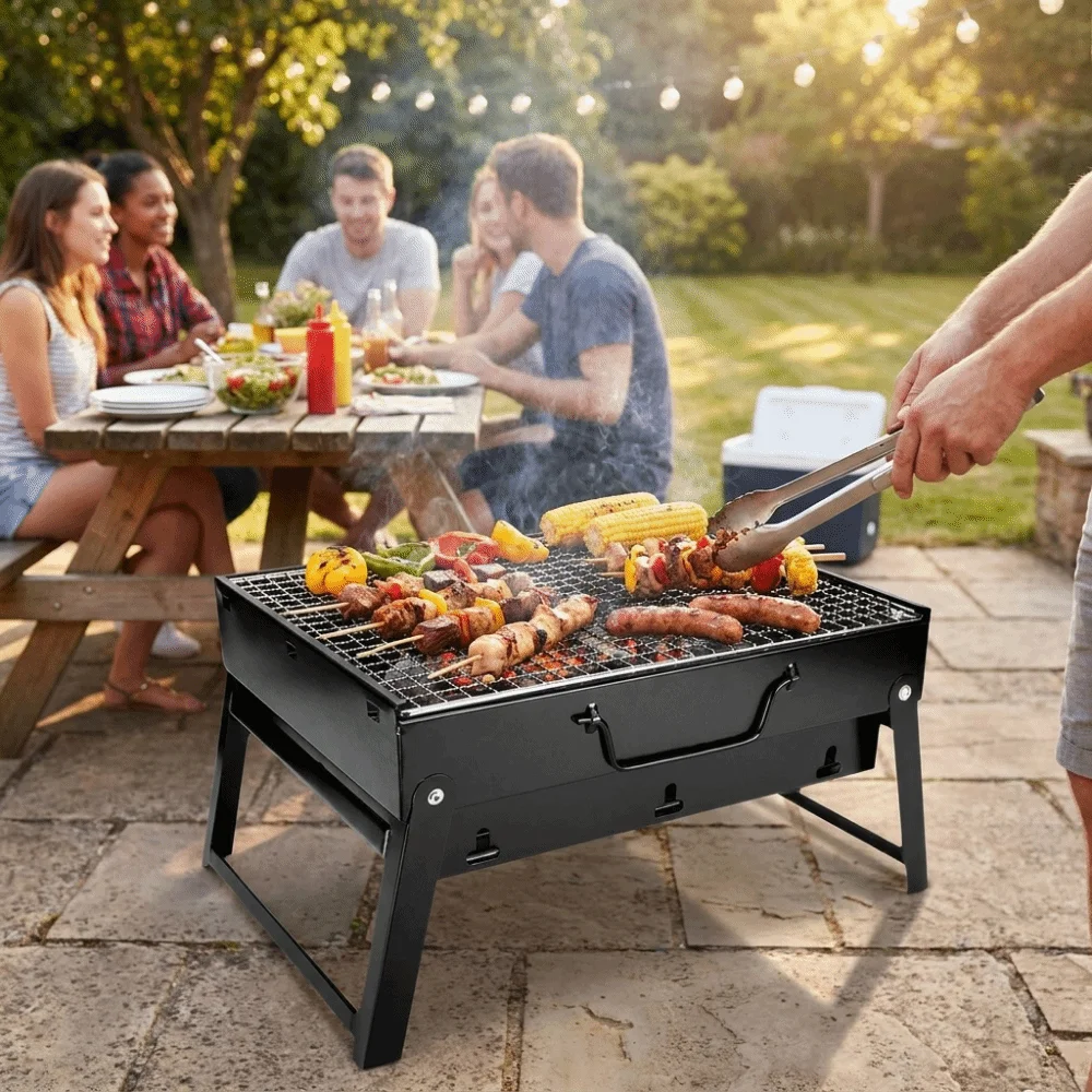 Portable Thickened BBQ Stove S - đánh giá và giá Camping Cooking Easy