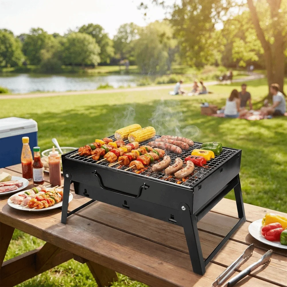 Portable Thickened BBQ Stove S - đánh giá và giá Camping Cooking Easy