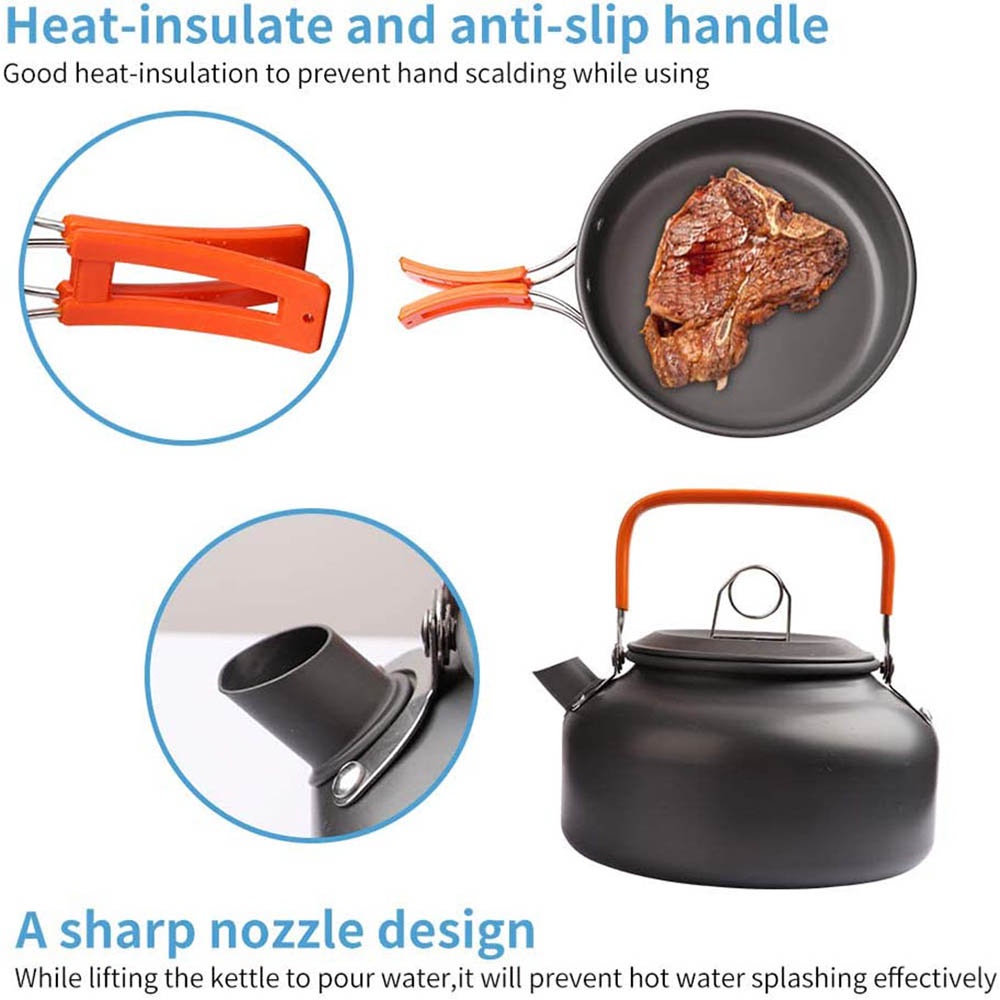 Outdoor Camping Cooking Set Ou - đánh giá và giá Camping Cooking Vegetables