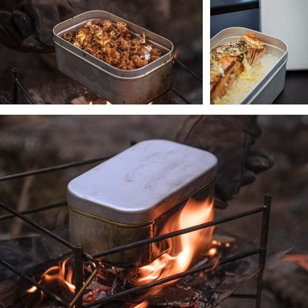 Foldable Bento Box Handle, Lun - đánh giá và giá Camping Outdoor Cooking Equipment