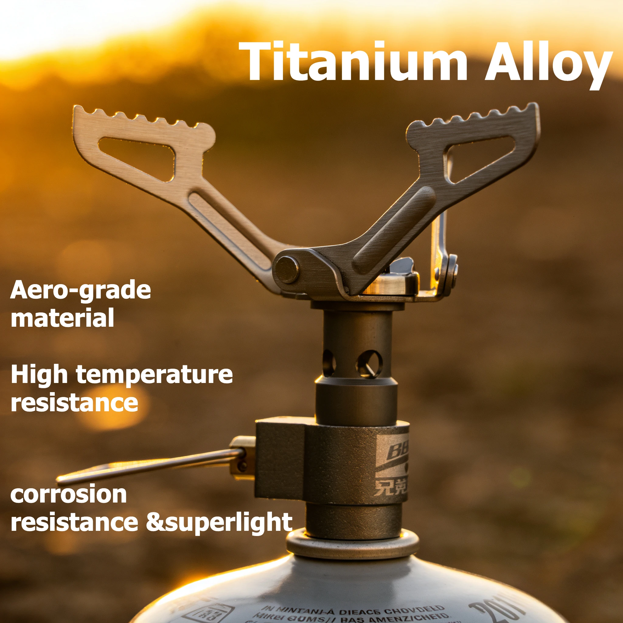 BRS-3000T Titanium Mini Campin - đánh giá và giá Camping Cooking Heater