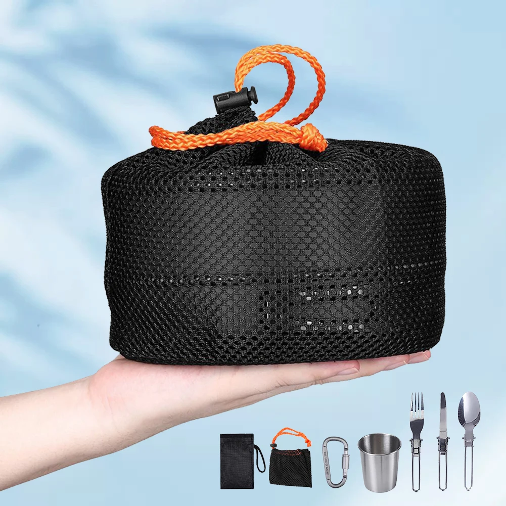 Camping Cookware Kit Kettle Po - đánh giá và giá Camping Cooking Bowl