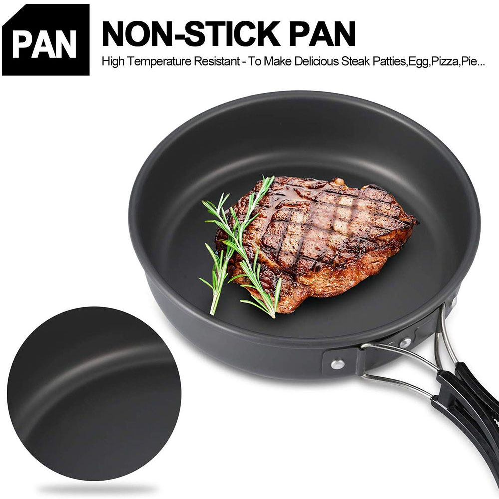Outdoor Camping Cookware Set M - đánh giá và giá Camping Outdoor Cooking Equipment