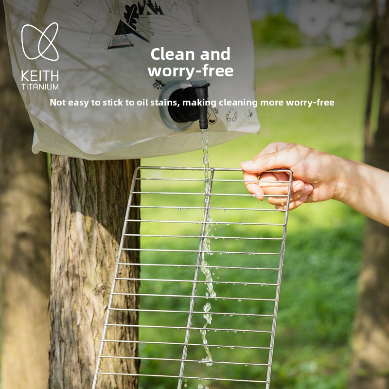 Lưới nướng BBQ KEITH bằng tita - đánh giá và giá Camping Cooking Easy