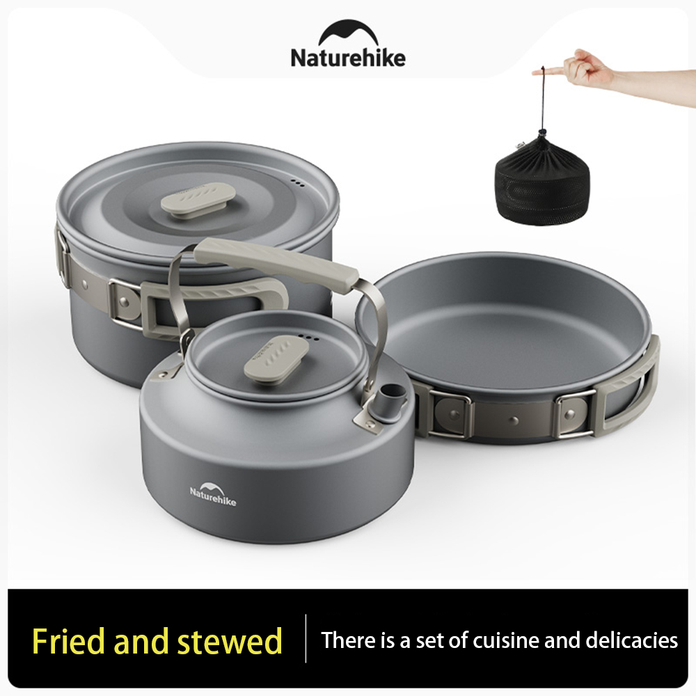 Naturehike Outdoor Pot Set,Cam - đánh giá và giá Camping Outdoor Cooking Equipment