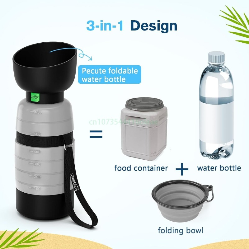 650ML Dog Water Bottle with 15 - đánh giá và giá Camping Cooking Bowl