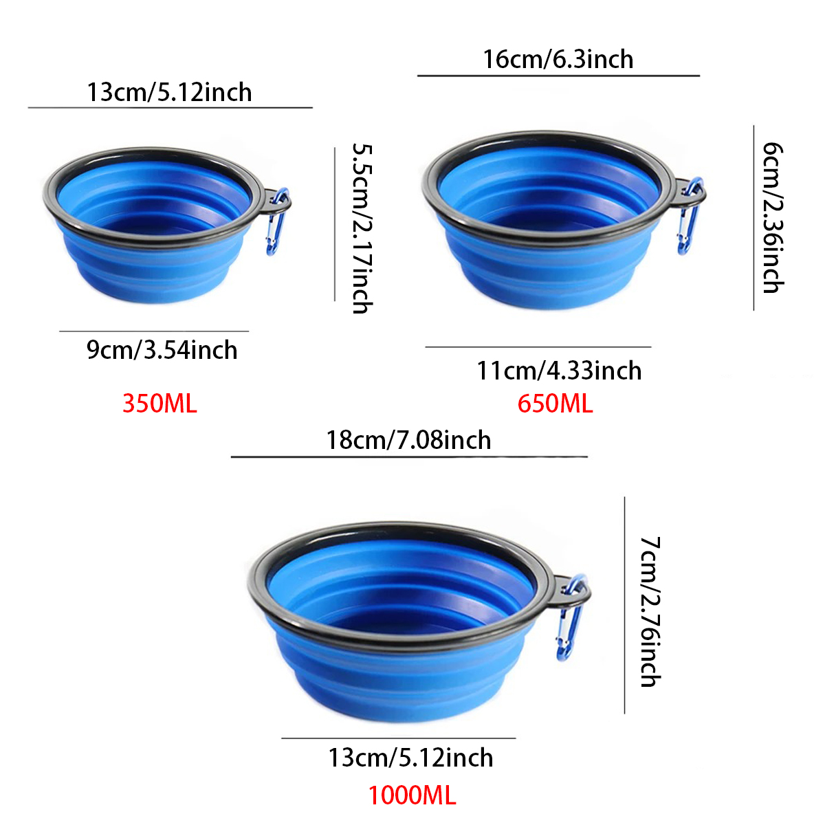 Collapsible Pet Silicone Dog F - đánh giá và giá Camping Cooking Bowl