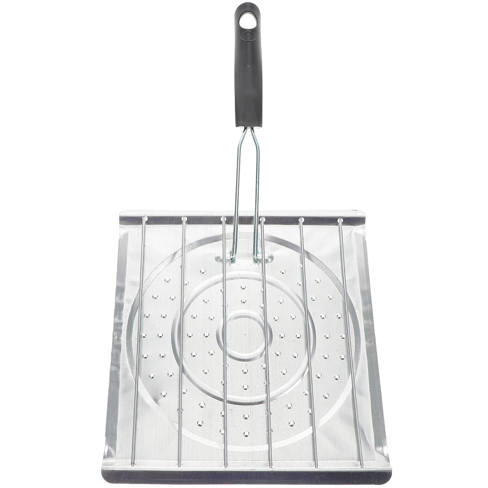 Folding Handle Perforated Gril - đánh giá và giá Camping Cooking Vegetables